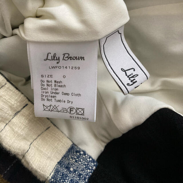 Lily Brown(リリーブラウン)のLily  brownオールインワン鈴木えみドッキングチェックコンビネゾン レディースのパンツ(オールインワン)の商品写真