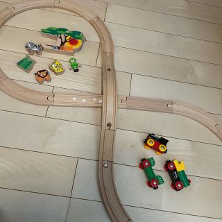 ブリオ(BRIO)のBRIOサファリ　木製レールセット(電車のおもちゃ/車)