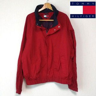 トミーヒルフィガー(TOMMY HILFIGER)のトミーヒルフィガー　メンズ　ブルゾン　ナイロンジャケット　XXL　90s(ナイロンジャケット)