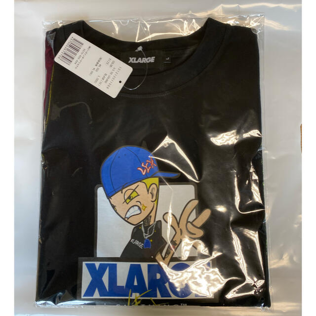 XLARGE(エクストララージ)の XLARGE LEX S/S Tee Black Lサイズ メンズのトップス(Tシャツ/カットソー(半袖/袖なし))の商品写真