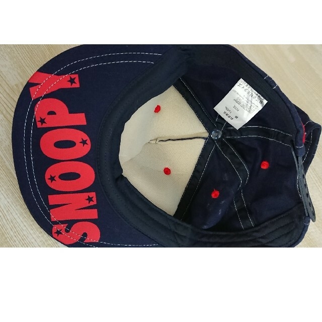 SNOOPY(スヌーピー)のスヌーピーSNOOPYキャップ綿ネイビー レディースの帽子(キャップ)の商品写真