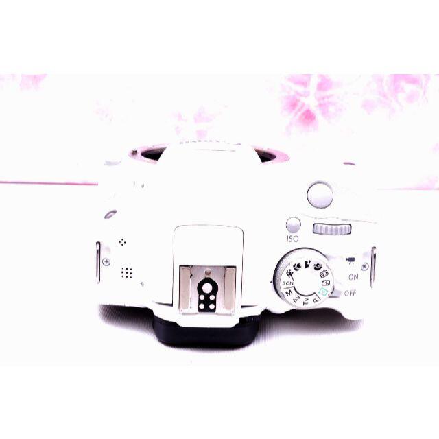 Canon EOS kiss X7❤️希少なホワイトの通販 by Sunlight｜キヤノンならラクマ - 美品❤️おすすめ一眼レフ❤️Canon 驚きの安さ