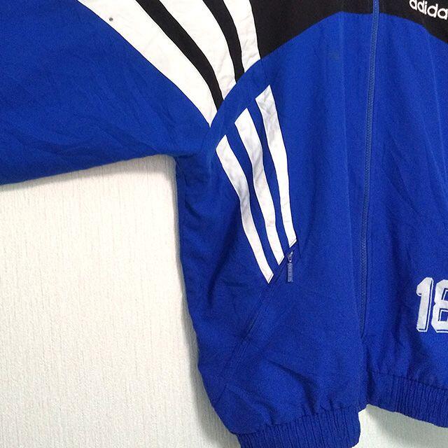 アディダスオリジナルス メンズ ジャージ ブルー L 90s 万国旗タグ