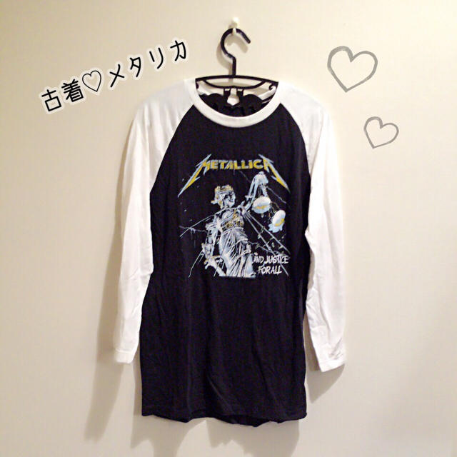 古着♡メタリカ♡ロンT レディースのトップス(Tシャツ(長袖/七分))の商品写真