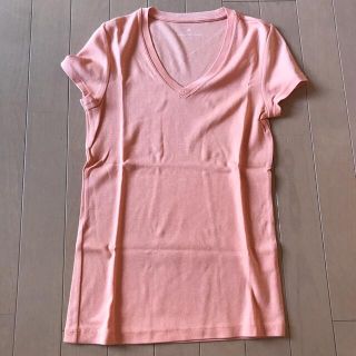 バナナリパブリック(Banana Republic)の【BANANA REPUBLIC】レディースTシャツ(オレンジ)(Tシャツ(半袖/袖なし))