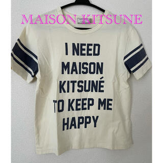 メゾンキツネ(MAISON KITSUNE')のメゾンキツネ  MAISON KITSUNE Tシャツ　XS(Tシャツ/カットソー(半袖/袖なし))