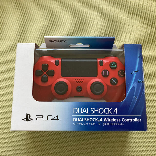 PS4 ワイヤレスコントローラー DUALSHOCK4 マグマレッド　純正