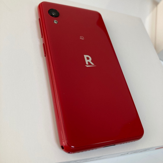 Rakuten(ラクテン)の楽天ミニ　楽天mini  赤 RED  スマホ/家電/カメラのスマートフォン/携帯電話(スマートフォン本体)の商品写真
