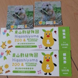 東山動植物園 チケット 2枚 東山動物園(動物園)