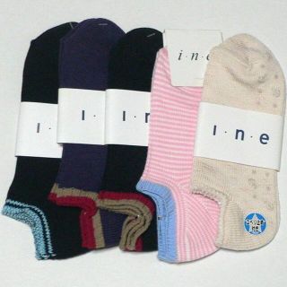 インエ(i.n.e)のi.n.e（インエ）スニーカーソックス５足セット♪(ソックス)