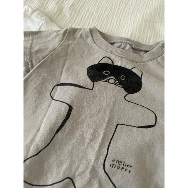 MARKEY'S(マーキーズ)のアトリエモッピー　atelier moppy  猫Tシャツ2枚セット　ねこ キッズ/ベビー/マタニティのキッズ服女の子用(90cm~)(Tシャツ/カットソー)の商品写真