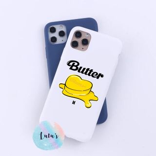 ボウダンショウネンダン(防弾少年団(BTS))のBTS Butter LOGO iPhoneケース　ホワイト(iPhoneケース)