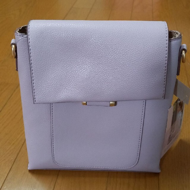 しまむら(シマムラ)の星玲奈　バック　ＨＲゴウヒカブセタテＳＬＤ　オンライン限定　淡紫　しまむら　新品 レディースのバッグ(ショルダーバッグ)の商品写真