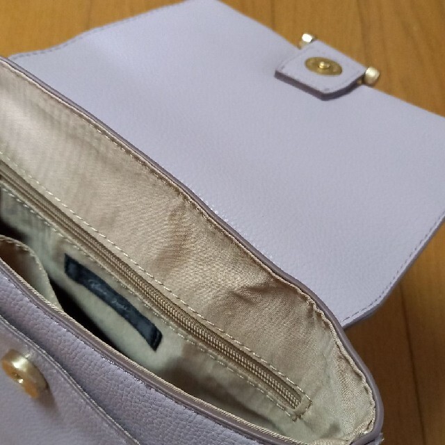 しまむら(シマムラ)の星玲奈　バック　ＨＲゴウヒカブセタテＳＬＤ　オンライン限定　淡紫　しまむら　新品 レディースのバッグ(ショルダーバッグ)の商品写真