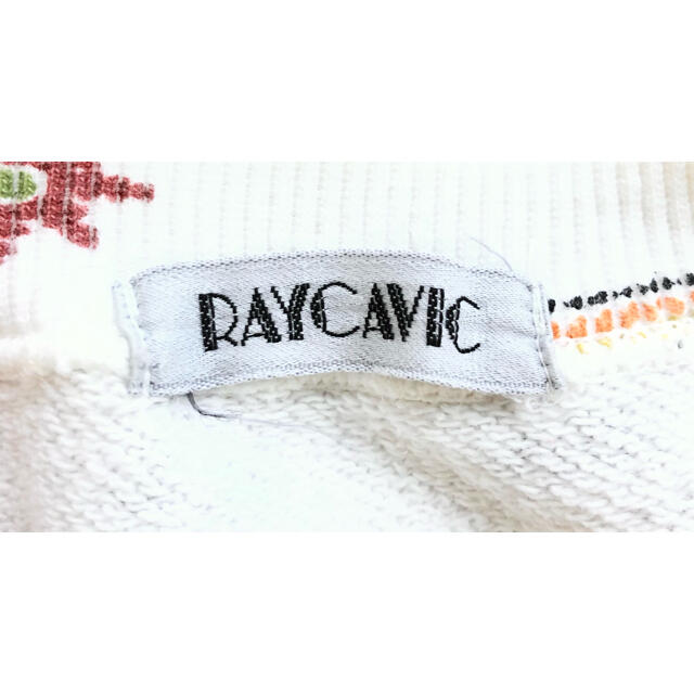 【希少】❤️RAYCAVIC❤️ スウェット トレーナー 白 〈L〉 春 夏 レディースのトップス(トレーナー/スウェット)の商品写真