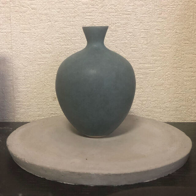 福岡彩子　花器　花瓶　slate small vase