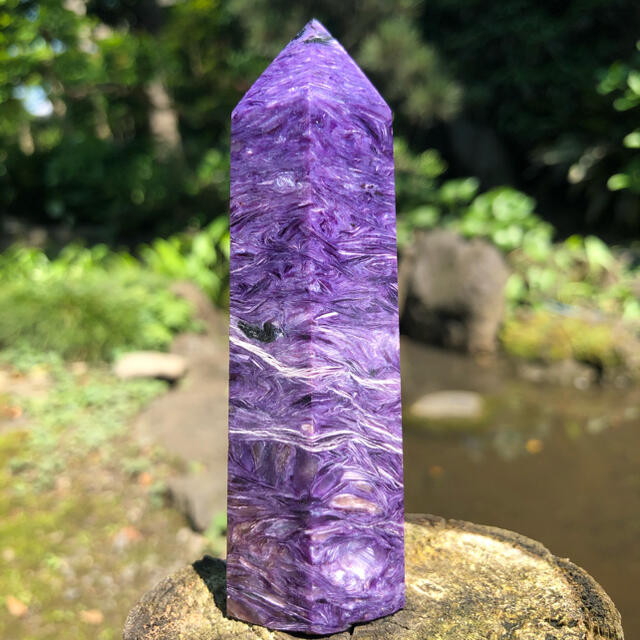 ハイクオリティ チャロアイト 原石 ロシア 高さ10cm - invisalignswiss.com