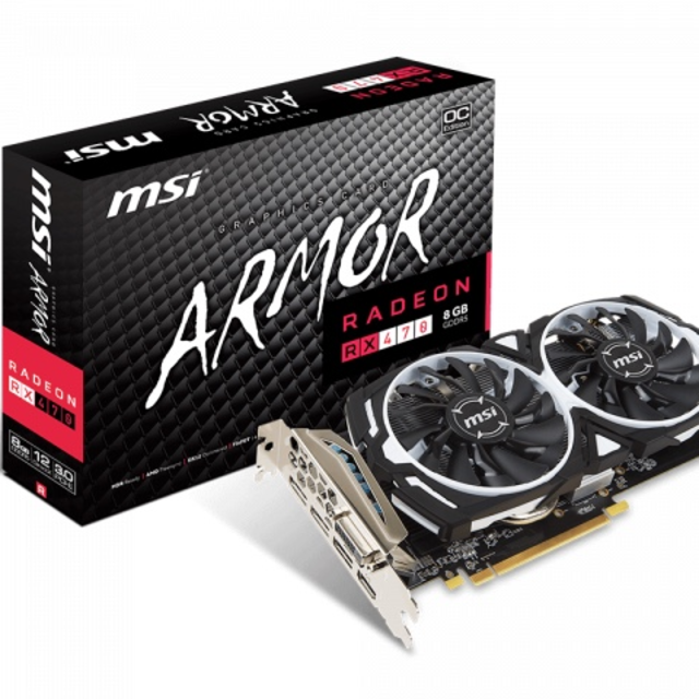 radeon rx470 8gb msi 本体のみPCパーツ