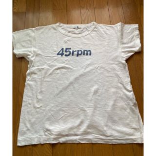 フォーティーファイブアールピーエム(45rpm)の45rpmのTシャツ(Tシャツ(半袖/袖なし))