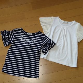 エムピーエス(MPS)のフリル袖Tシャツ 2枚組(Tシャツ/カットソー)