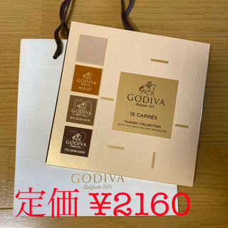 GODIVA カレ　アソート　16枚　¥2160(菓子/デザート)