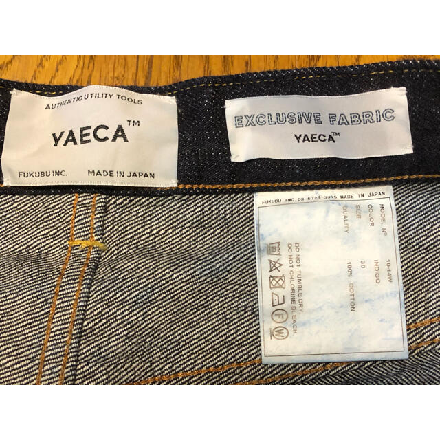 YAECA(ヤエカ)のヤエカ デニムパンツ [Y. T様専用] メンズのパンツ(デニム/ジーンズ)の商品写真