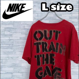 ナイキ(NIKE)の90s NIKEナイキ　プリント　Tシャツ OUT TRAIN THE GAME(Tシャツ/カットソー(半袖/袖なし))