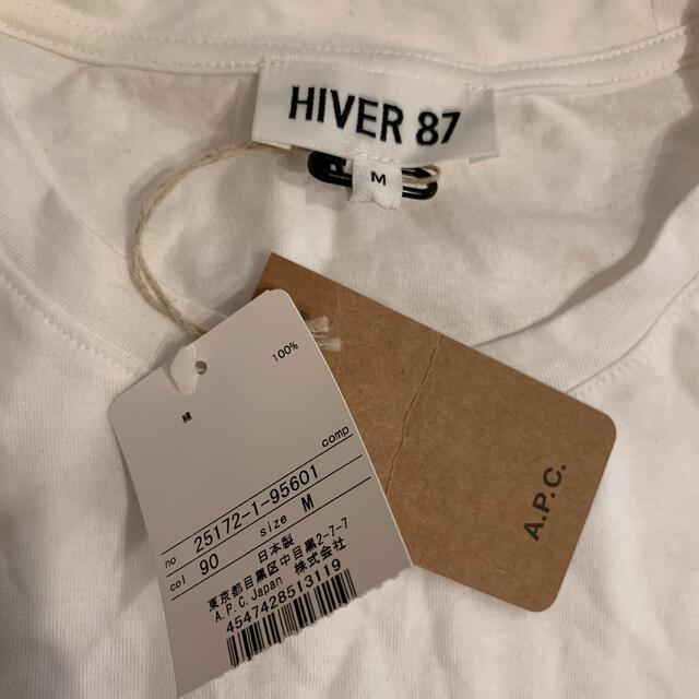 A.P.C(アーペーセー)の【新品】A.P.C. HIVER87 Tシャツ メンズのトップス(Tシャツ/カットソー(半袖/袖なし))の商品写真