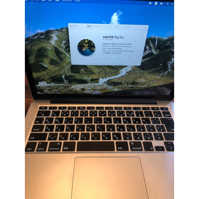 Apple(アップル)のラテ様専用。値下げ！MacBook ProEarly 2015 13inch スマホ/家電/カメラのPC/タブレット(ノートPC)の商品写真