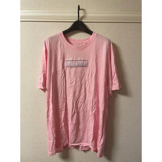 ユニフ(UNIF)のユニフ UNIF CLOTHING Tシャツ カットソー 半袖 丸首 ピンク L(Tシャツ/カットソー(半袖/袖なし))
