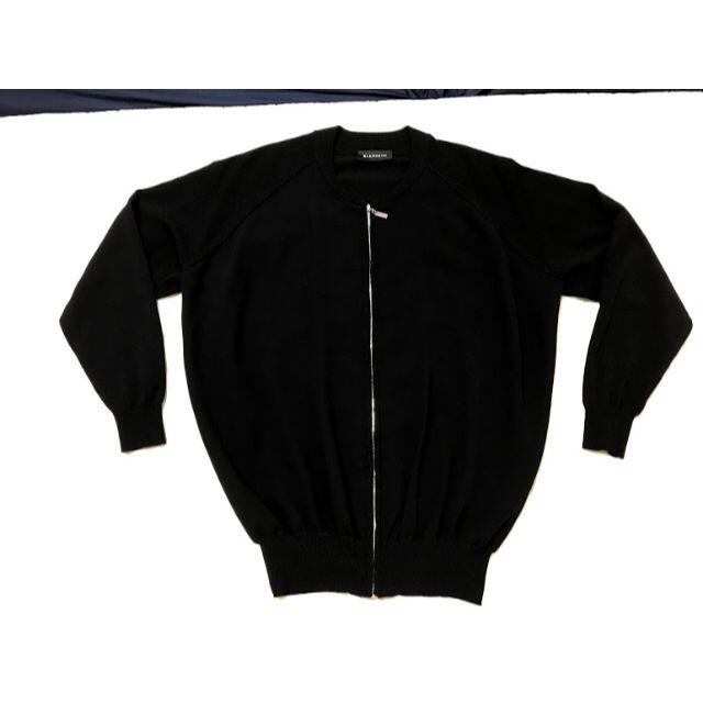 M-premier(エムプルミエ)の美品 ブレンヘイム ジップアップブルゾン風カーディガン レディースのジャケット/アウター(ブルゾン)の商品写真