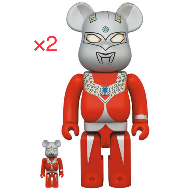 エンタメ/ホビーBE@RBRICK ウルトラマンタロウ　100% & 400% 2セット