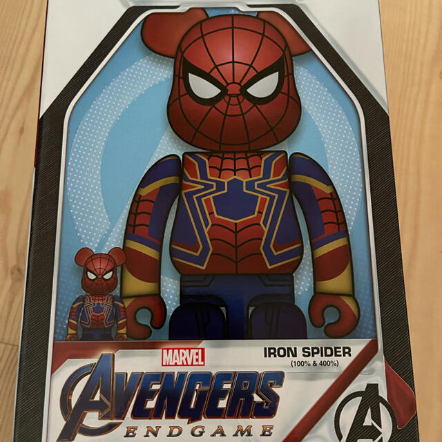 BE@RBRICK IRON SPIDER 100%/400% ベアブリック