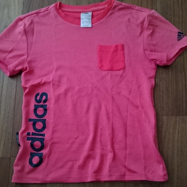 adidas(アディダス)のアディダス adidas Tシャツ 150㎝ キッズ/ベビー/マタニティのキッズ服女の子用(90cm~)(Tシャツ/カットソー)の商品写真