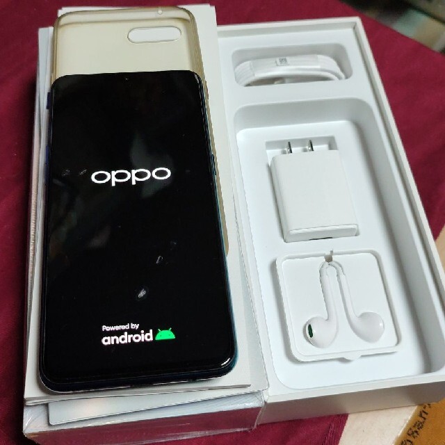 OPPO Reno A  6GB 64GB ブルー スマホ/家電/カメラのスマートフォン/携帯電話(スマートフォン本体)の商品写真