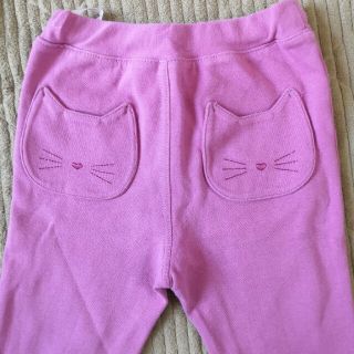 エニィファム(anyFAM)のエニィファム☆ストレッチパンツ ピンク ねこ size 110㎝(パンツ/スパッツ)