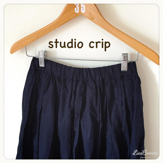 STUDIO CLIP(スタディオクリップ)の新品 タグつき studio cripタックギャザースカート レディースのスカート(その他)の商品写真