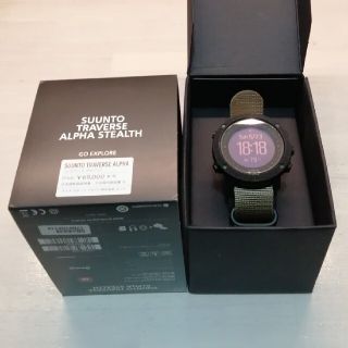 スント(SUUNTO)のSUUNTO TRAVERS ALPHA STEALTH スント トラバース(腕時計(デジタル))