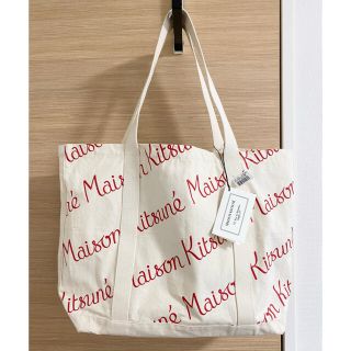 メゾンキツネ(MAISON KITSUNE')のタグ付き✨【新品未使用】メゾンキツネ トートバッグ　キャンバス(トートバッグ)