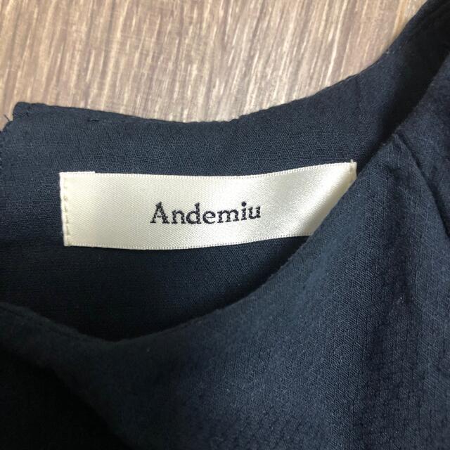 Andemiu(アンデミュウ)のAndemiuトップス‼️紺色 レディースのトップス(カットソー(半袖/袖なし))の商品写真