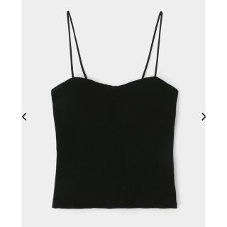 マウジー(moussy)のSQUARE RIB CAMI トップス(キャミソール)