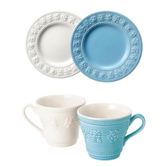 【新品未使用】WEDGWOOD プレート&マグ ペアセット