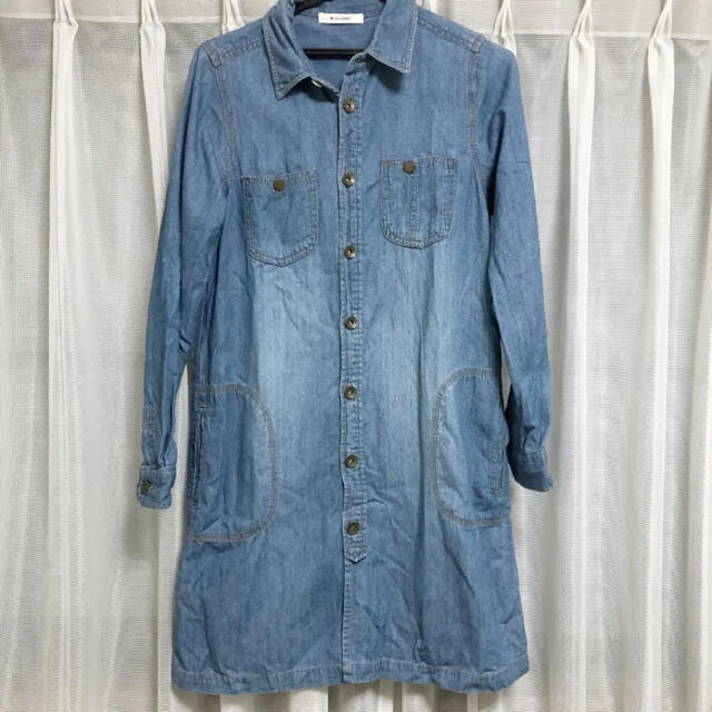 w closet(ダブルクローゼット)のWcloset   ロングデニムシャツ レディースのトップス(シャツ/ブラウス(長袖/七分))の商品写真