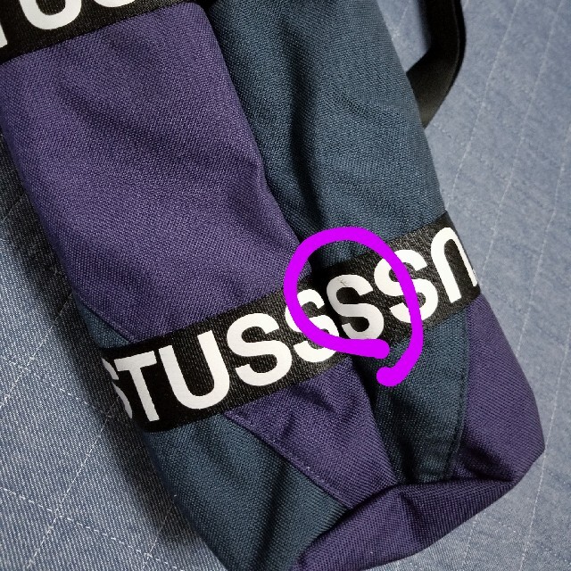 STUSSY(ステューシー)のstussy ダッフルバッグ　ボストンバッグ レディースのバッグ(ショルダーバッグ)の商品写真