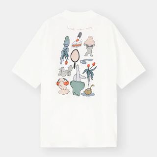 ジーユー(GU)のGU イガリシノブ　新品　スイーツ　Tシャツ　グラフィックT(半袖)540° (Tシャツ(半袖/袖なし))