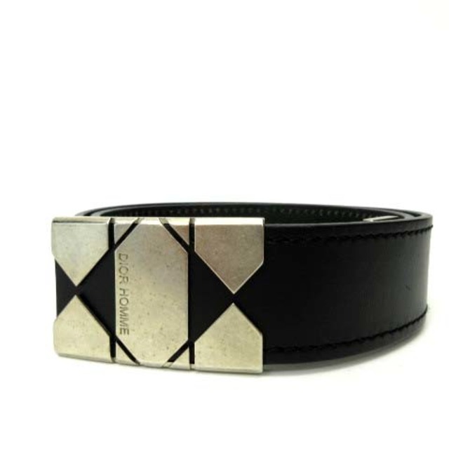 激安正規品 新品未使用ディオールオム ベルト ネイビー 85 Dior Homme