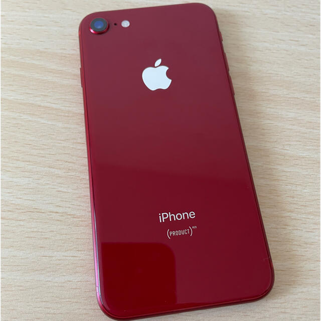 iPhone 8 (PRODUCT) RED 64GB ドコモ 画面割れアリスマホ/家電/カメラ