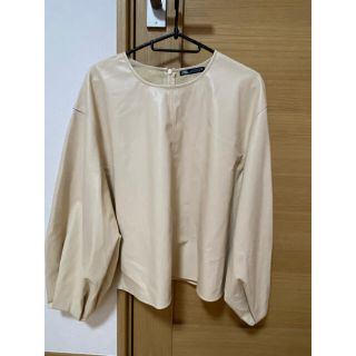 ザラ(ZARA)のZARA 革トップス(その他)