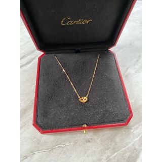 カルティエ(Cartier)のカルティエ　cハート ネックレス　ピンクゴールド(ネックレス)