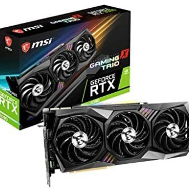 PCパーツMSI GeForce RTX 3090 GAMING X TRIO 24G　①